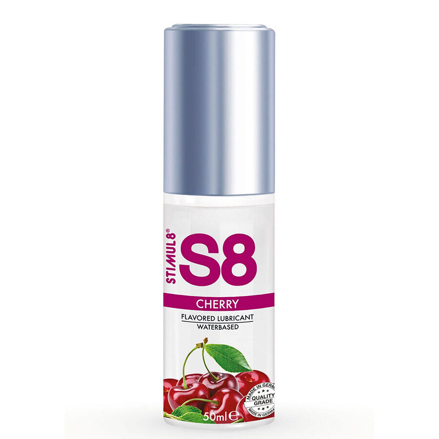 S8 Lubricante De Cereza 50 Ml: El Secreto para Elevar el Bienestar Íntimo y la Energía Masculina Natural para Parejas