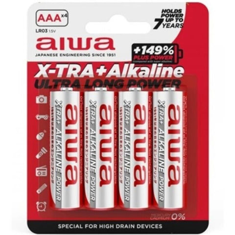X-Tra Alkaline Pila Alcalina Aaa Lr03 Blister*4