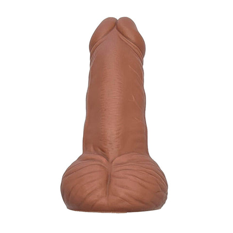 Juguete Antiestrés Con Forma De Pene Color Mulato