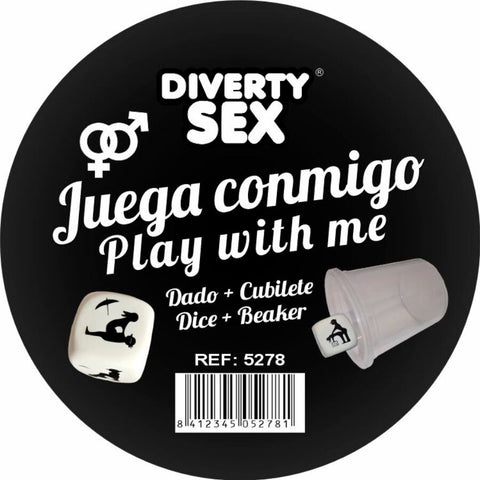 Dado Duro Blanco Posturas Hetero Con Cubilete