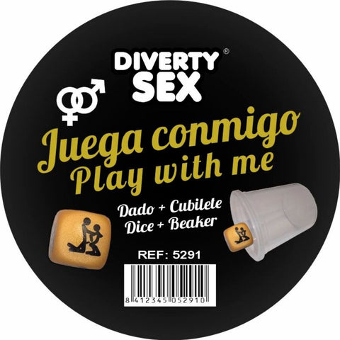 Dado Duro Dorado Posturas Hetero Con Cubilete