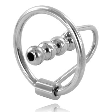 Anillo Glande Con Plug Uretral 28Mm