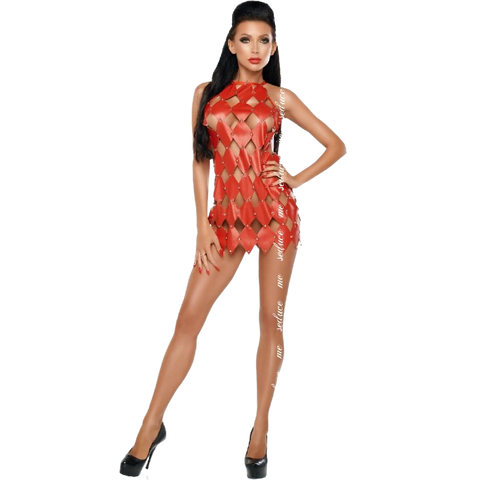 Gwen Vestido Espalda Descubierta Rojo S/M