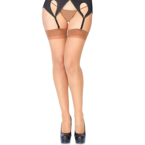 Medias Transparentes Marrón Talla Única