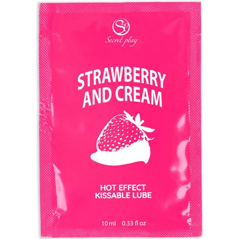 Monodosis Lubricante Fresas & Nata 10 Ml