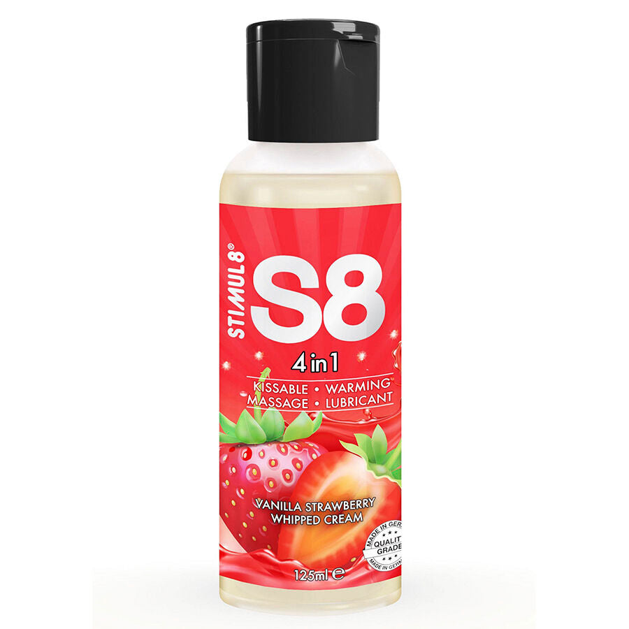 Explora el Bienestar Íntimo con S8 4 En 1 Lubricante Postre Fresa: Potencia el Cuidado Íntimo y la Libido en Pareja sin Limites