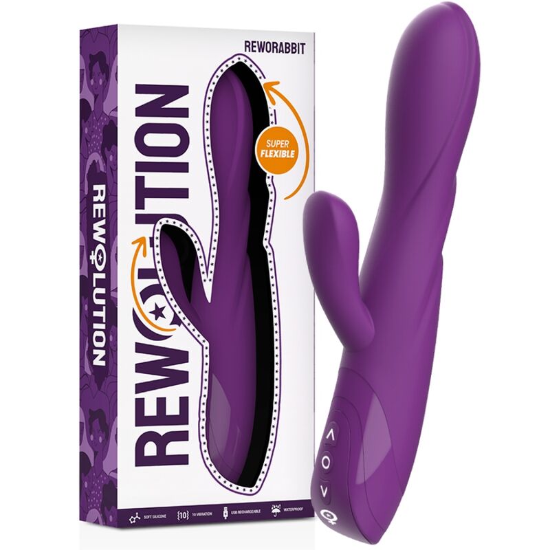 Reworabbit Vibrador Flexible Con Rabbit