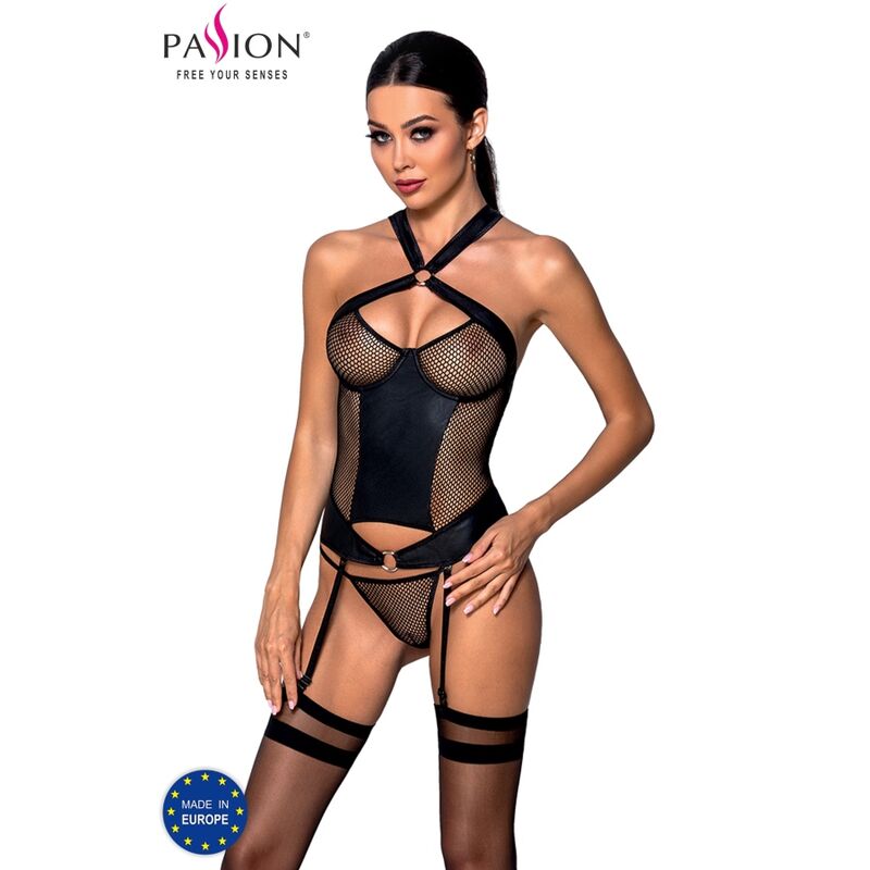 Amanda Corset Cuero Ecologico S/M