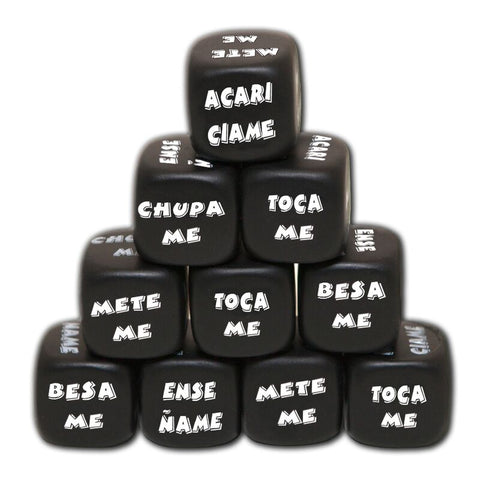 Dado De Acción Negro
