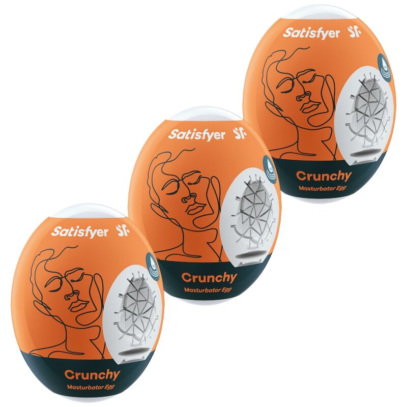 3 Huevos Masturbadores Crunchy