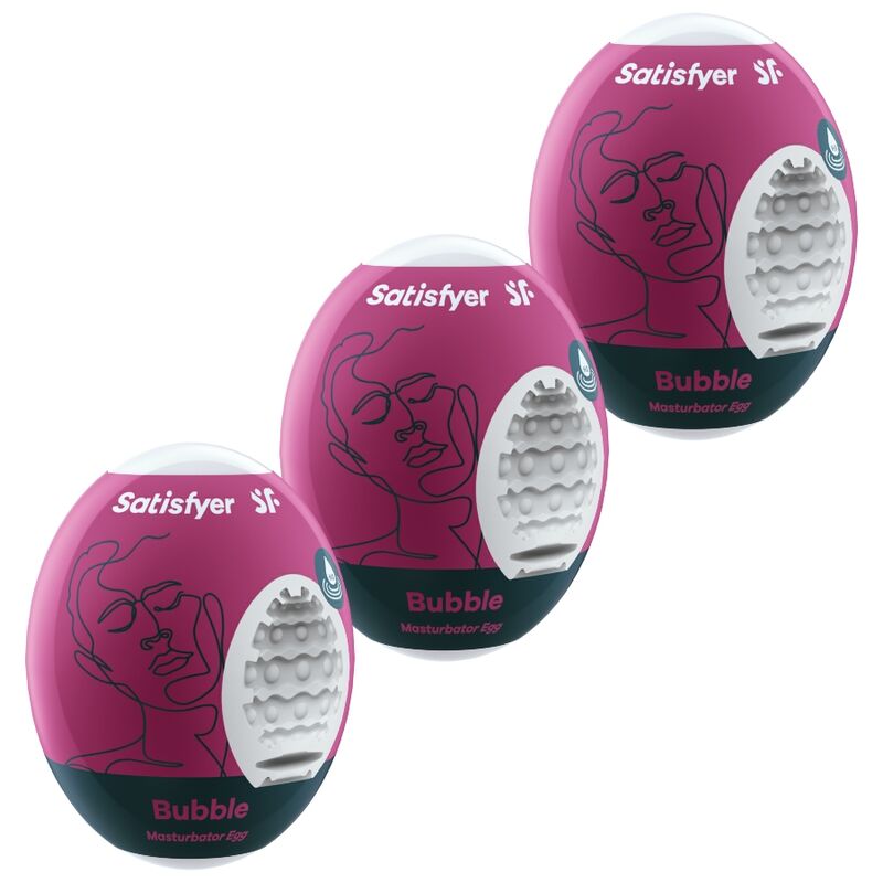 3 Huevos Masturbadores Bubble