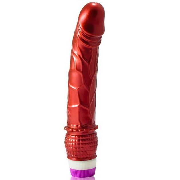 Vibrador Rojo Realístico 23 Cm