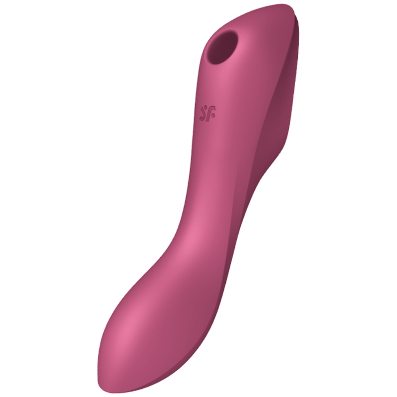 Curvy Trinity 3 Estimulador Y Vibrador Rojo