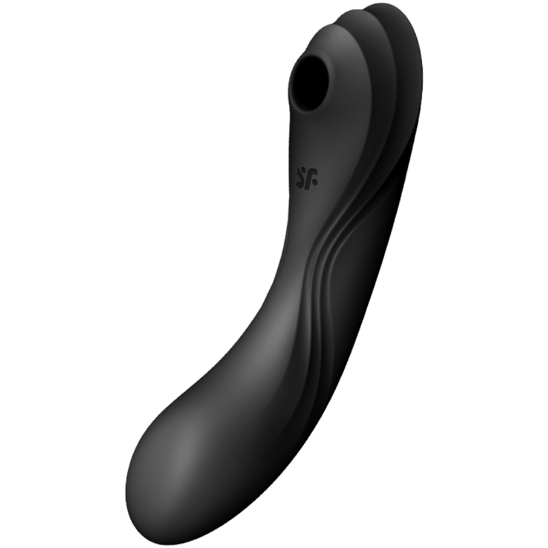 Curvy Trinity 4 Estimulador Y Vibrador Negro