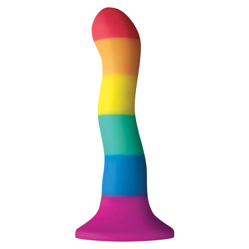 Dildo Wave Bandera Lgbt 17 Cm