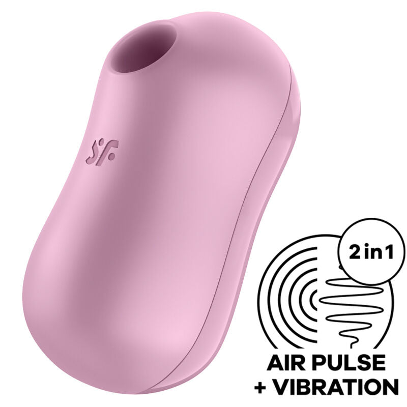 Cotton Candy Estimulador Y Vibrador Lila
