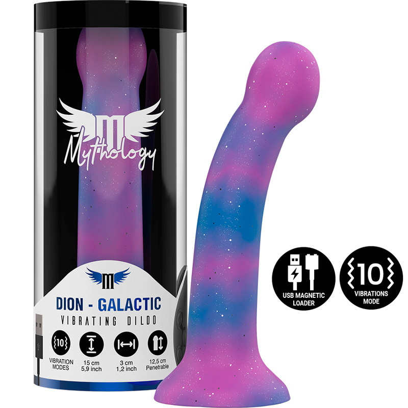 Dion Galactic Dildo S - Vibrador Compatible Con Watchme Wireless Technology