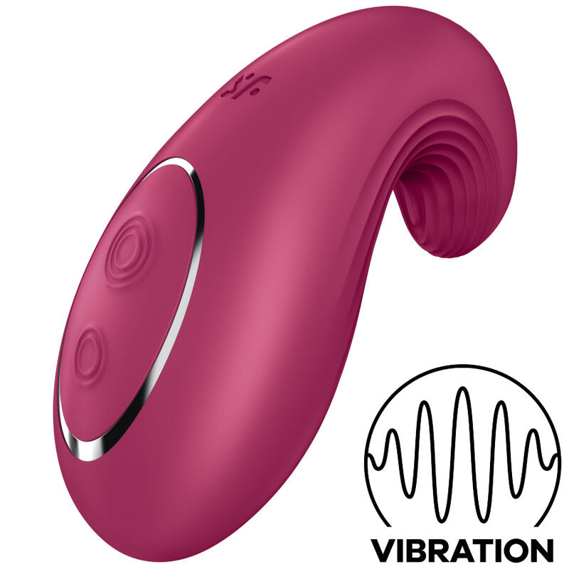 Dipping Delight Vibrador Lay-On Rojo