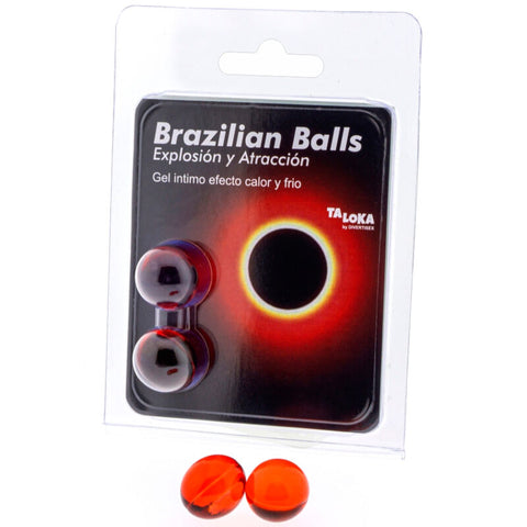 Brazilian Balls Gel Excitante Efecto Calor Y Frío 2 Bolas