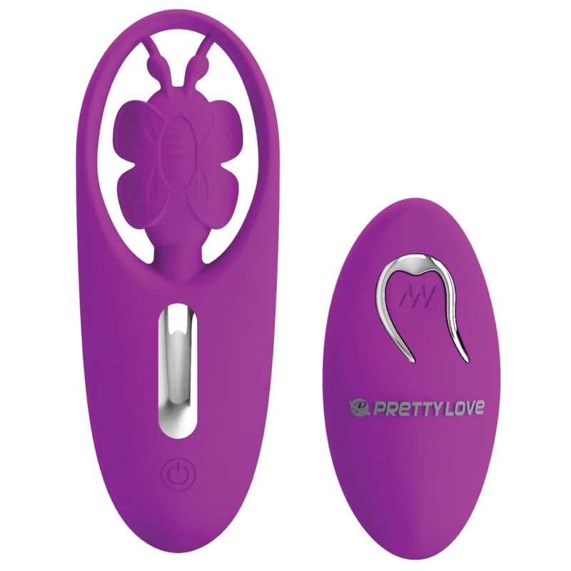 Dancing Butterfly Estimulador Para Braguita Con Control Remoto Lila