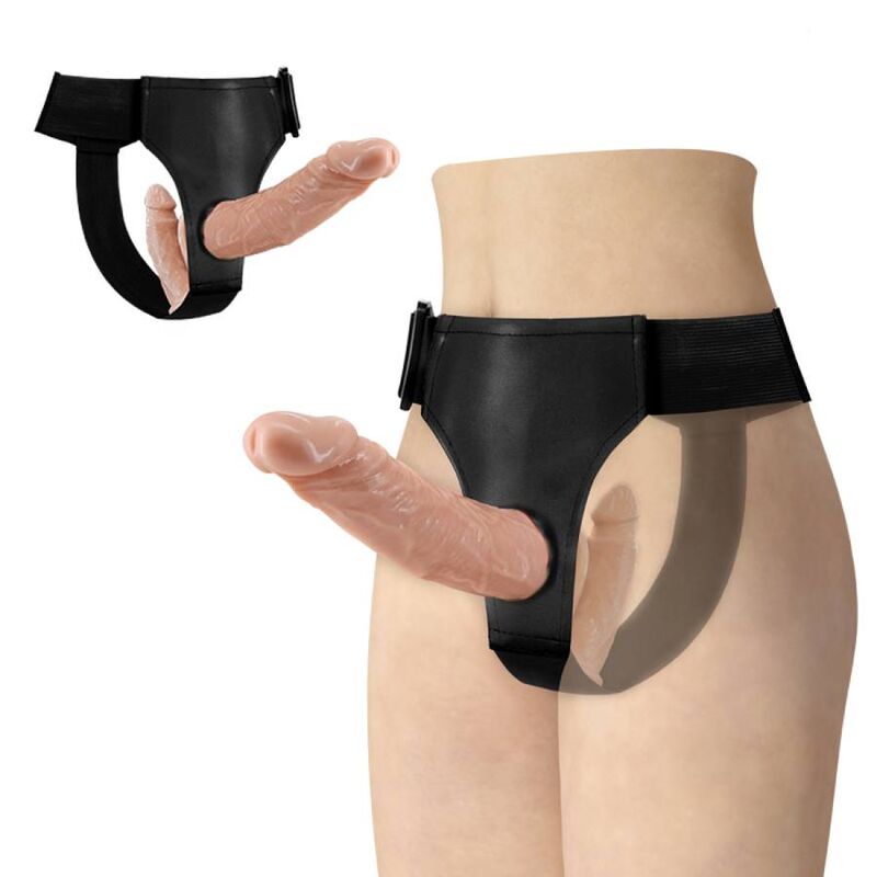 Ultra Passionate Harness Dobles Dildos Con Arnés