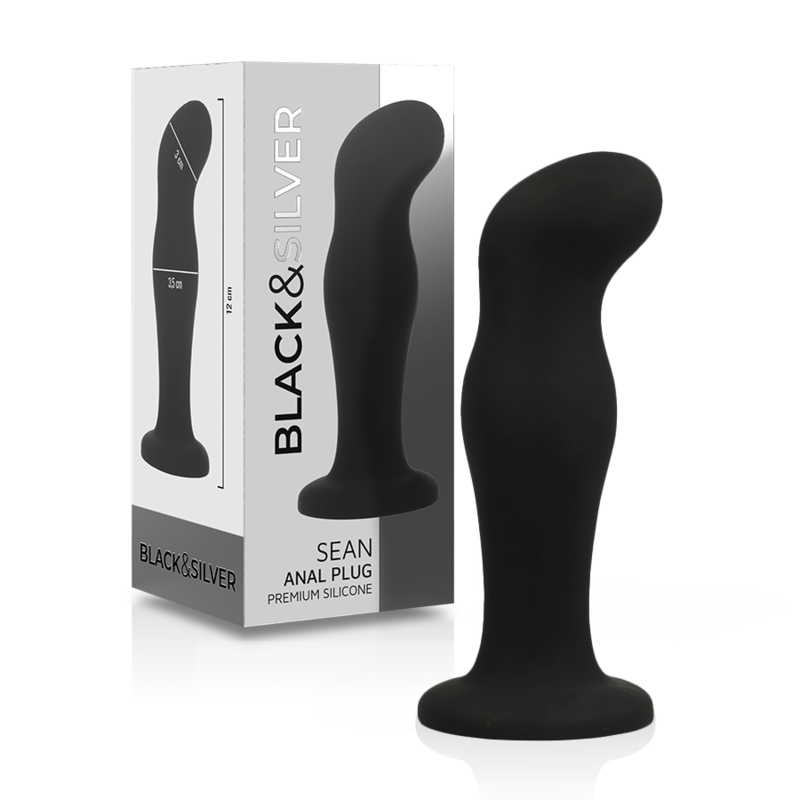 Sean Plug Anal Silicona Premium Negro