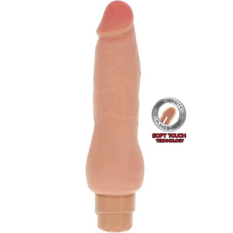 Dual Density Smooth Vibrador Natural