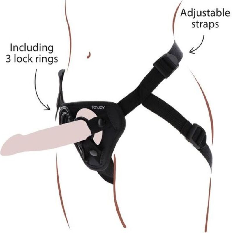 Strap-On Harnés Negro