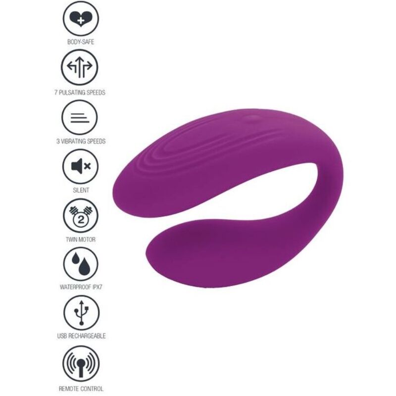 Bound Love Vibrador Para Parejas Morado