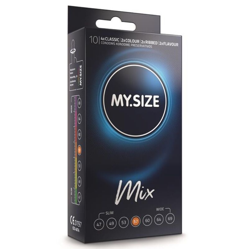 Mix Preservativos 57 Mm 10 Unidades