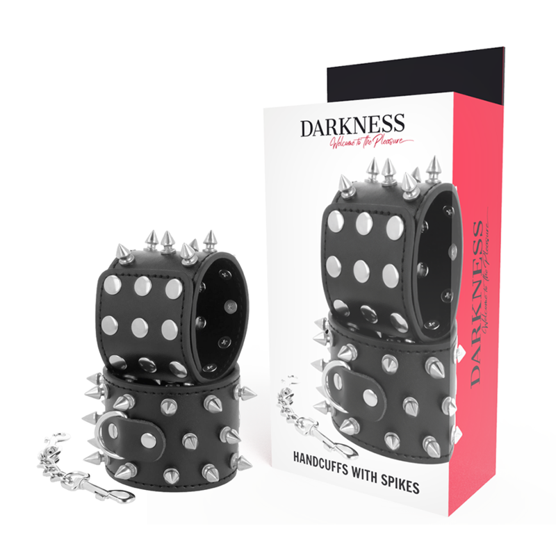 Skulls And Bones Esposas Con Pinchos Negro