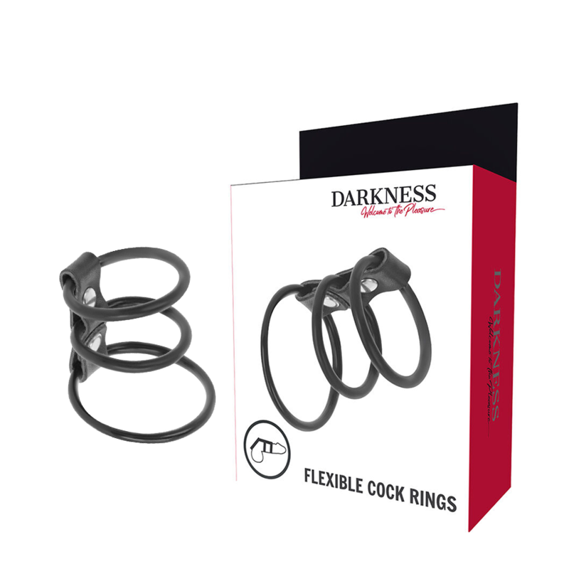 Set De 3 Anillas Pene Flexible