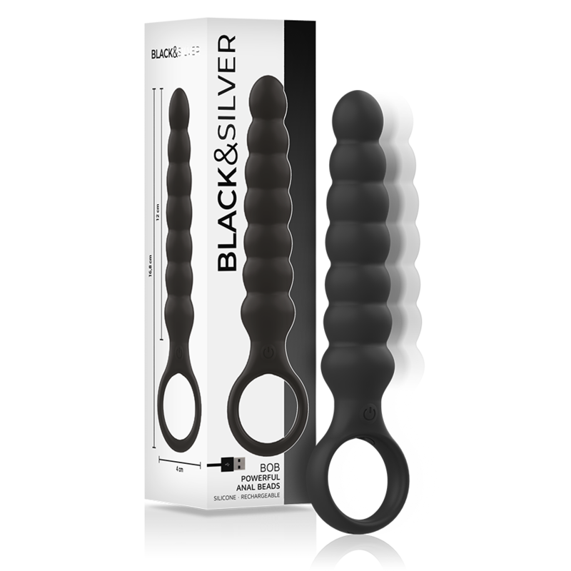 Bob Potente Vibrador Dilatador Anal Silicona