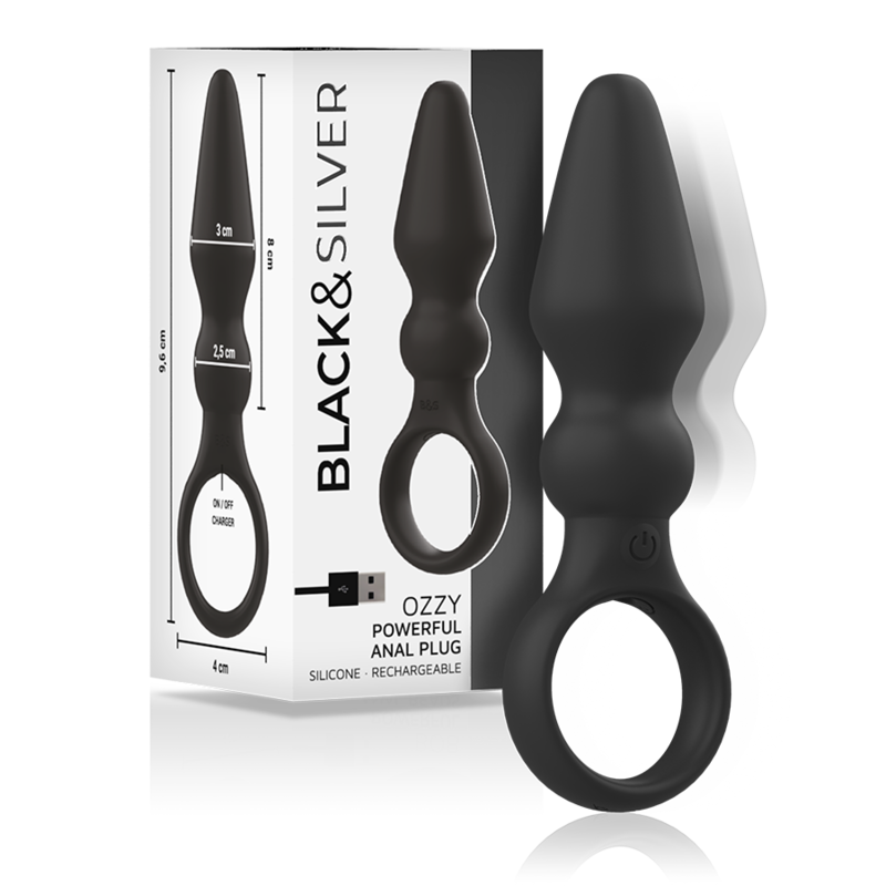 Ozzy Potente Vibrador Plug Anal Silicona