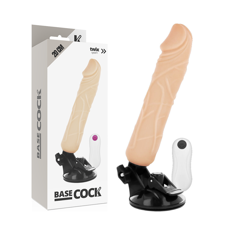 Vibrador Realístico Control Remoto Natural 20 Cm -O- 4 Cm