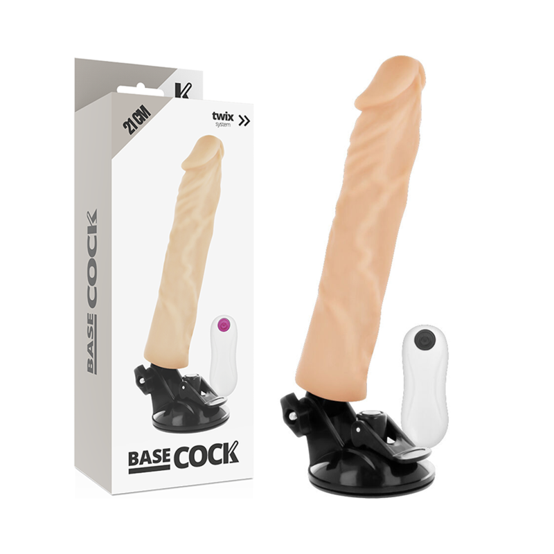 Vibrador Realístico Control Remoto Natural 21 Cm -O- 4 Cm