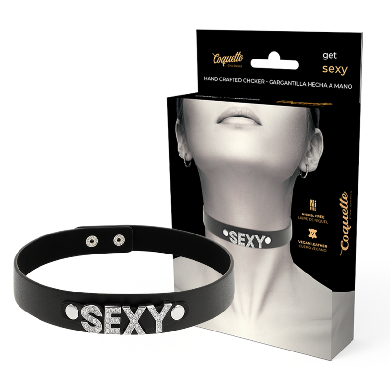 Choker Cuero Vegano Sexy