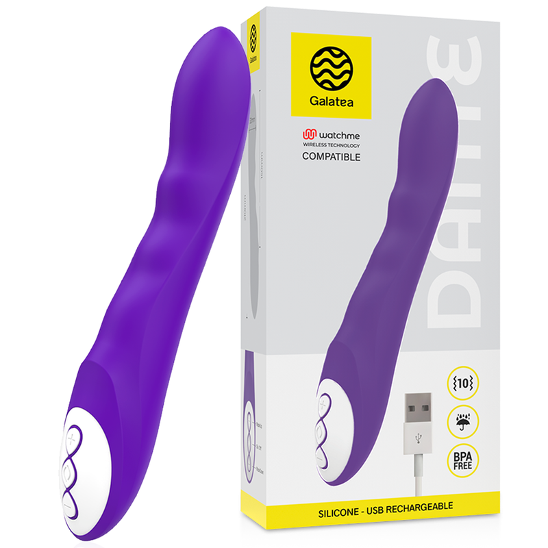 Dante Vibrador Lila Compatible Con Watchme Wireless Technology