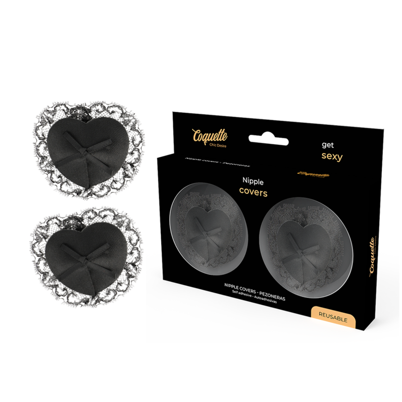Cubre Pezones Lace Negro