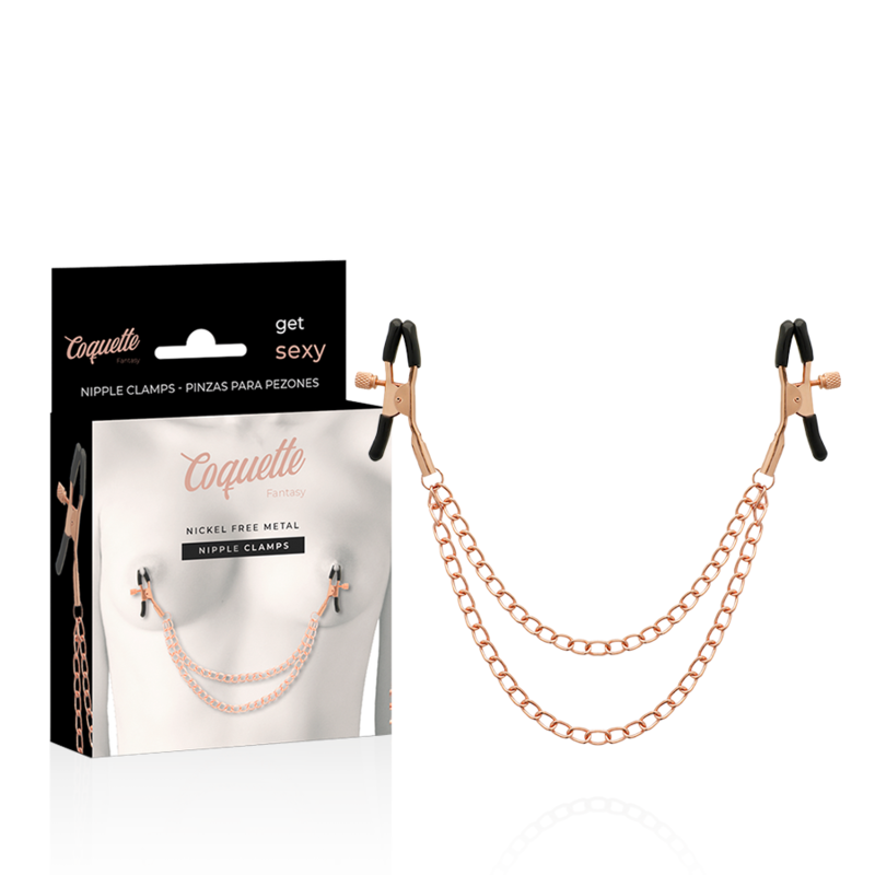 Fantasy Pinzas Metalicas Pezones Con Cadena