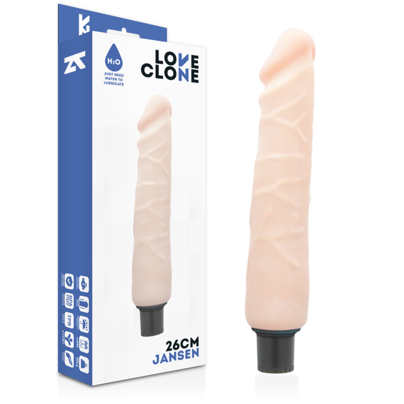 Jansen Vibrador Realístico Self Lubrication 26 Cm -O- 4.2 Cm