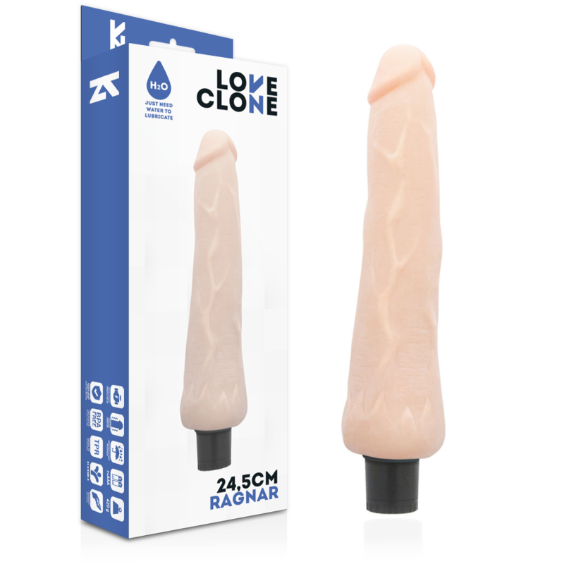 Ragnar Vibrador Realístico Self Lubrication 24.5 Cm -O- 3.5 Cm