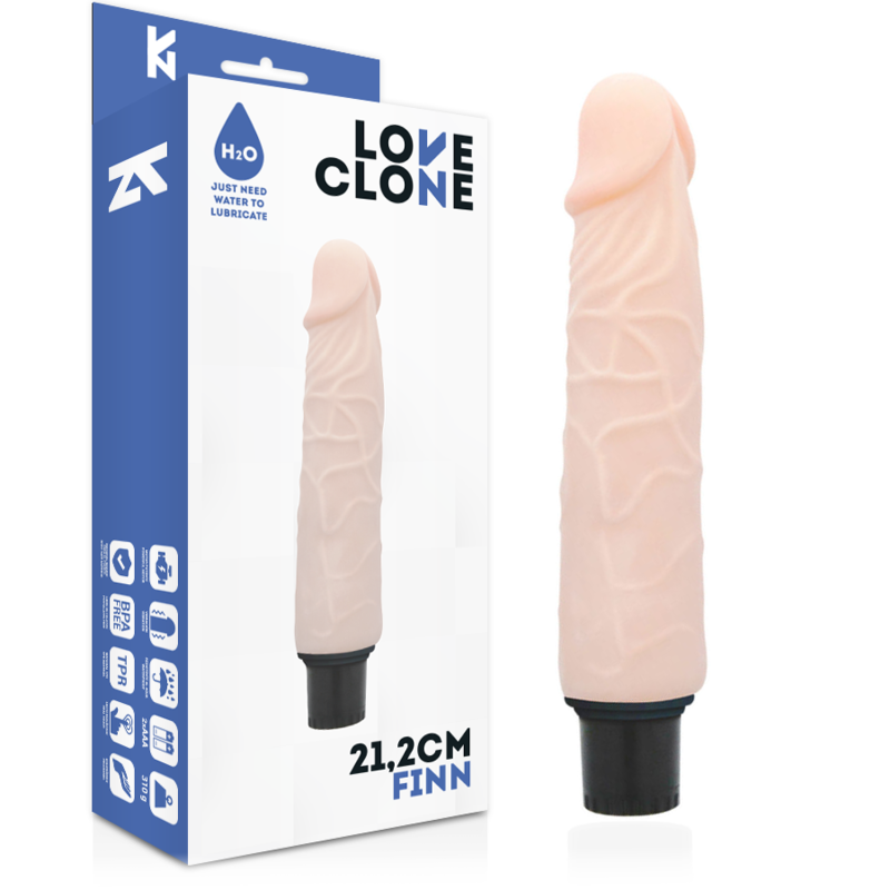 Finn Vibrador Realístico Self Lubrication 21.2 Cm -O- 3.8 Cm