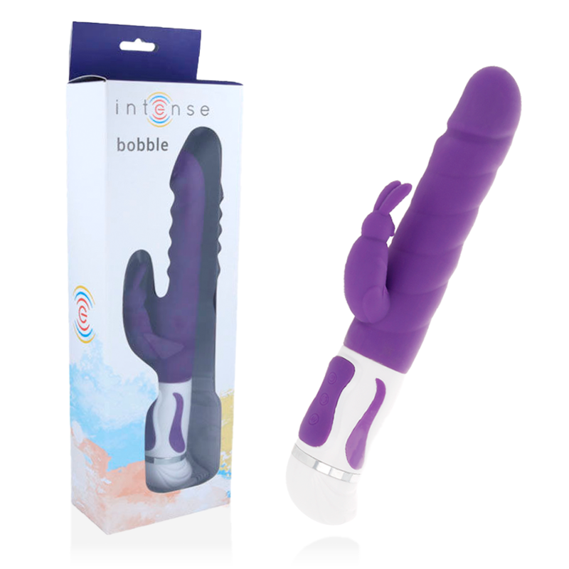 Bobble Vibrador Rotador Silicona Lila