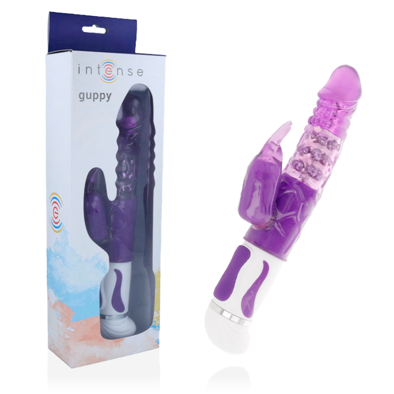 Guppy Vibrador Rotador Lila