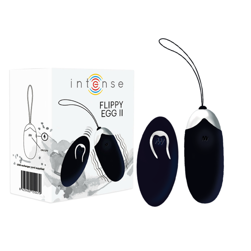 Flippy Ii Huevo Recargable Remoto Negro