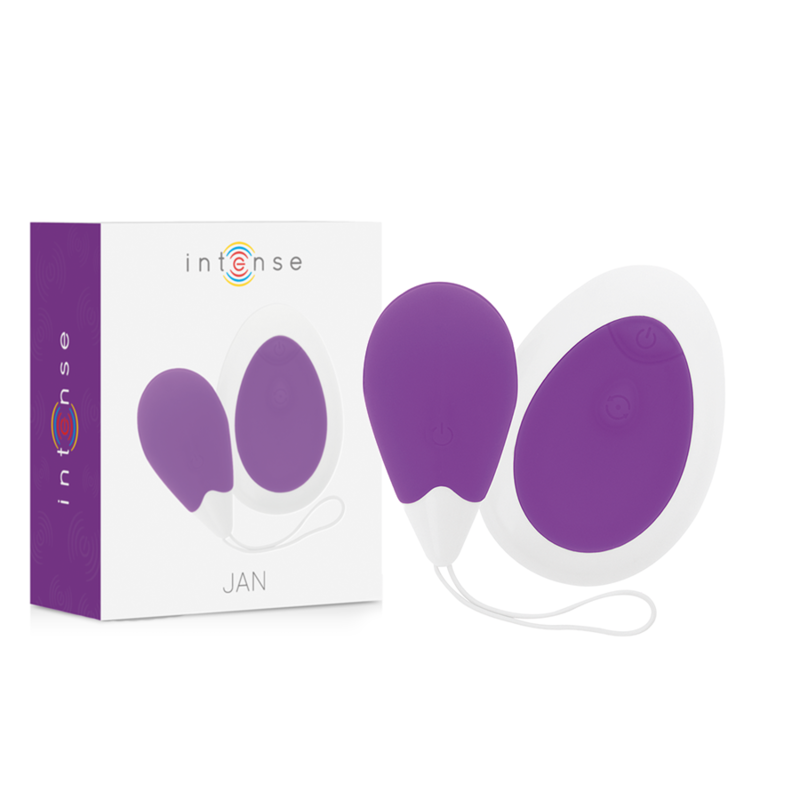 Jan Huevo Vibrador Control Remoto Lila