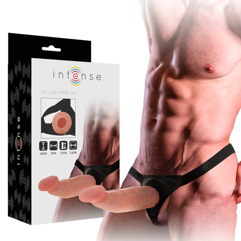 Arnés Hueco Con Dildo 18 X 3.5 Cm