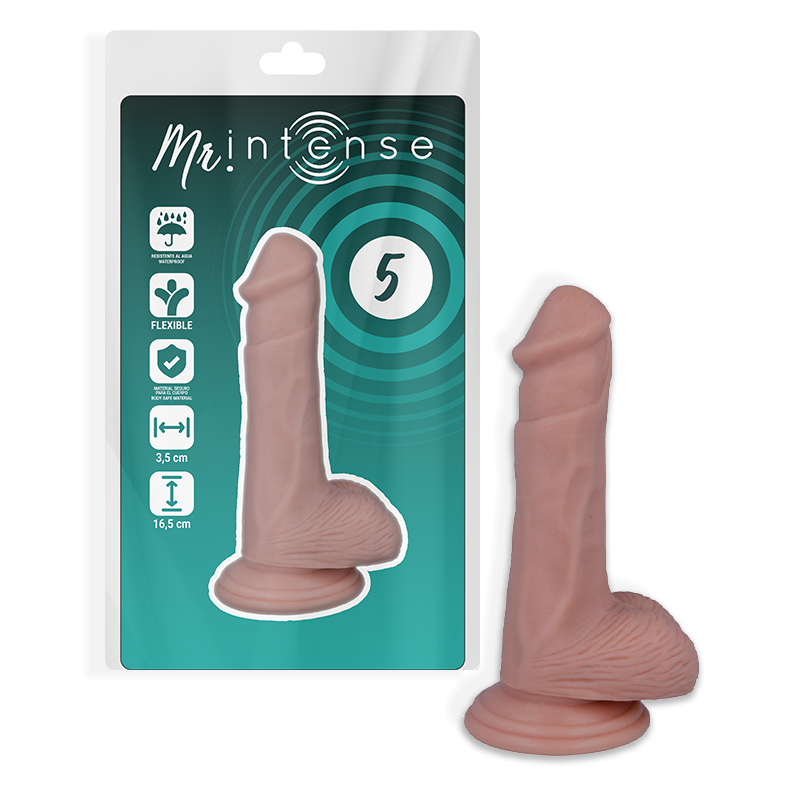 Mr Intense - 5 Pene Realístico 16.5 Cm -O- 3.5 Cm