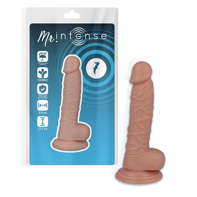 Mr Intense - 7 Pene Realístico 17.1 Cm -O- 2.9 Cm